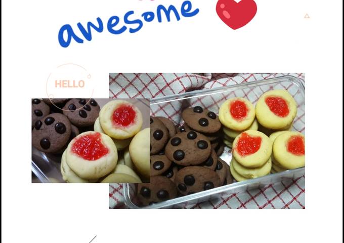 Cookies Teflon 4bahan, No Oven No Telur