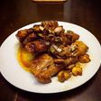 Strip Loin Steak & Mushroom Lemon Sauce/filete tira de lomo