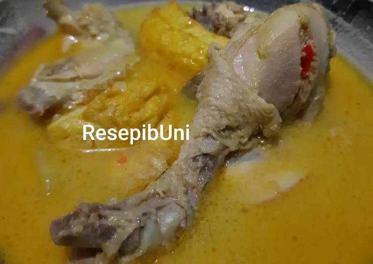 Opor ayam tahu