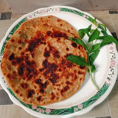 A picture of Mint Cheese Paratha.