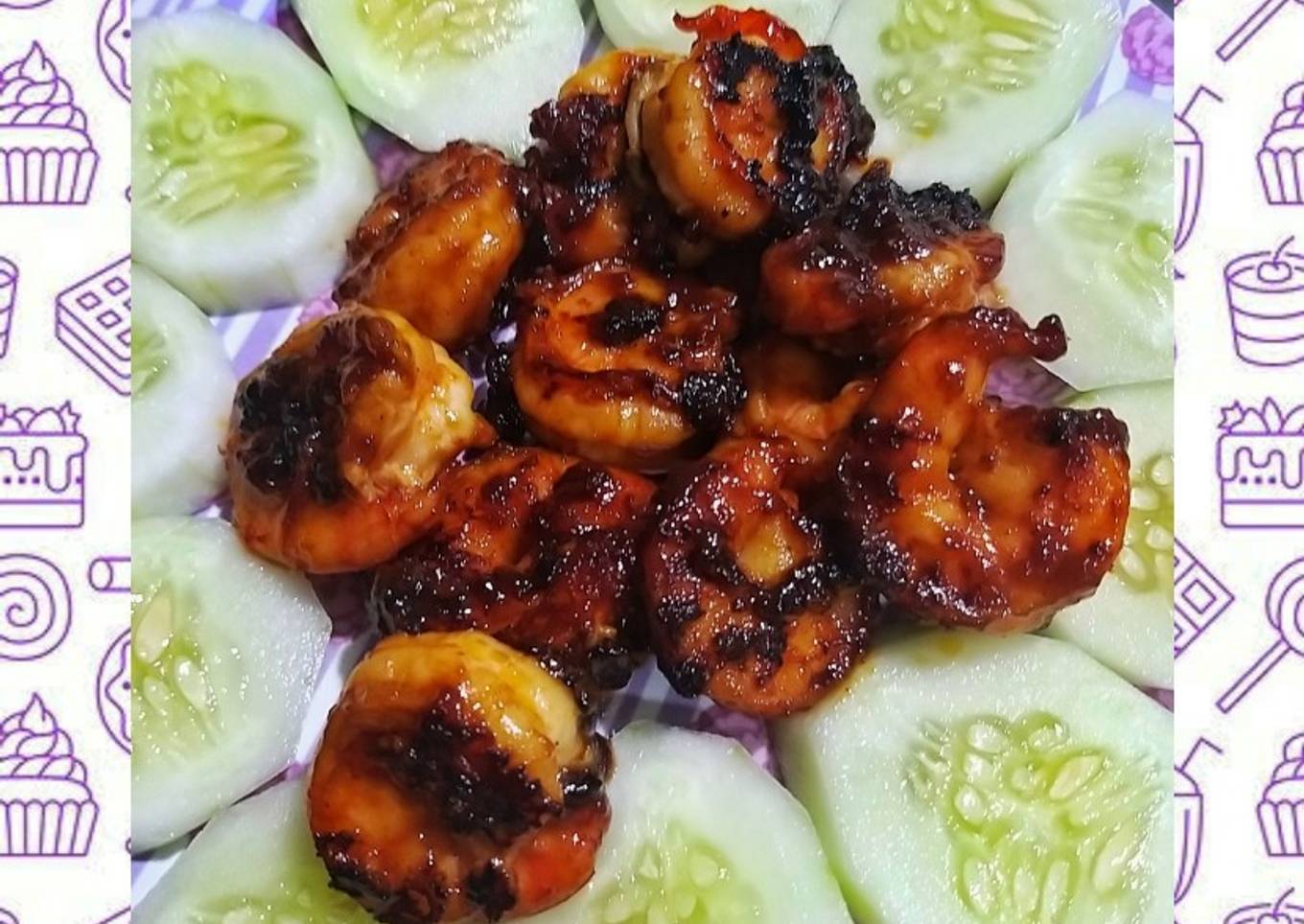 Udang Panggang Madu Pedas