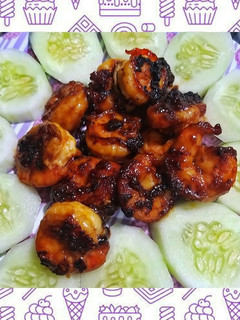 Foto resep Udang Panggang Madu Pedas