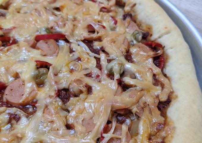 Bagaimana Membuat 1. Pizza Homemade, Menggugah Selera