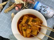 Gambar jajanan korea eomuk pedas