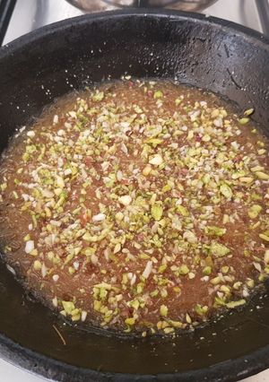 A picture of Sweet vermicelli dessert.