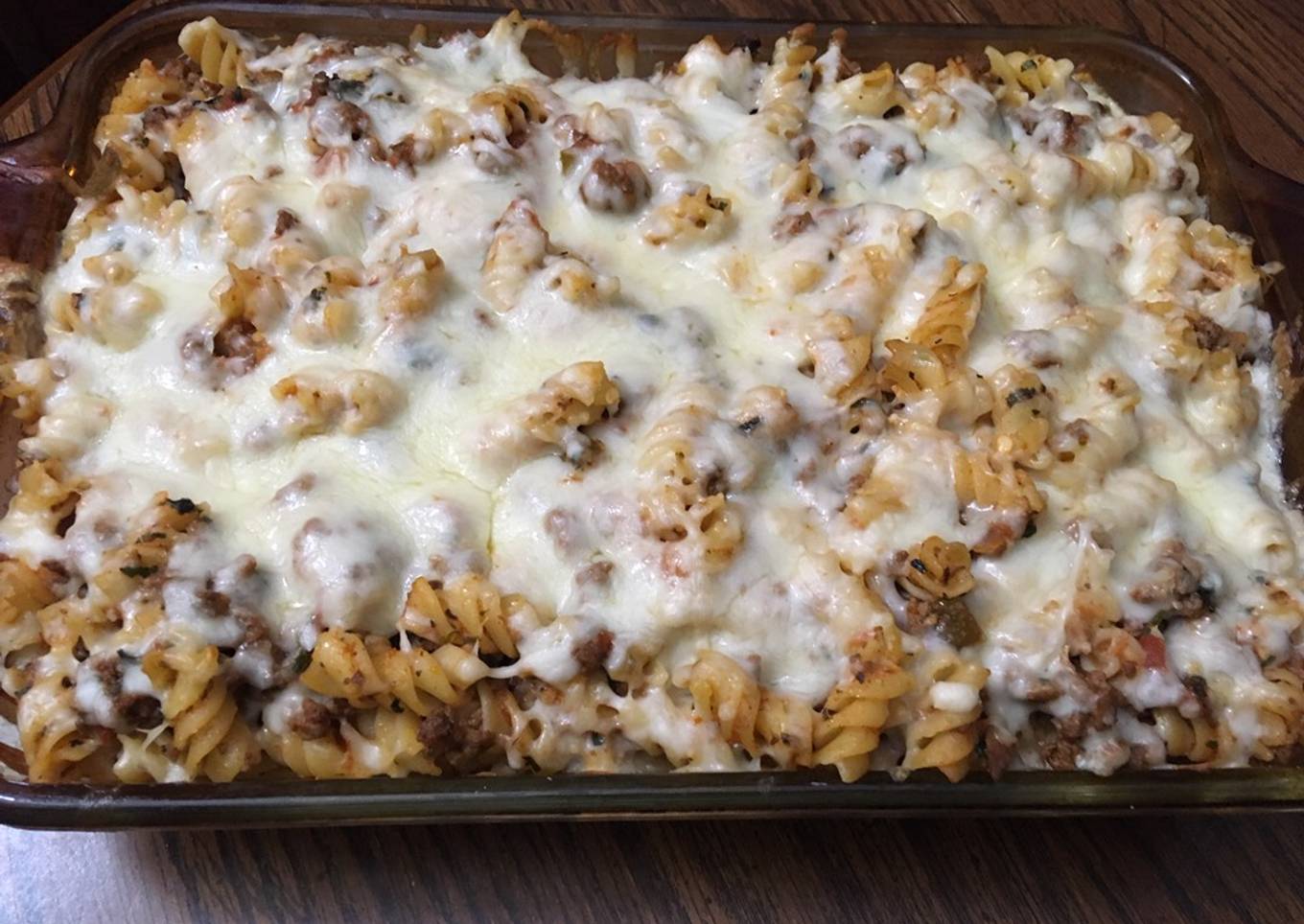 Spinach and mushrooms pasta bake #mycookbook