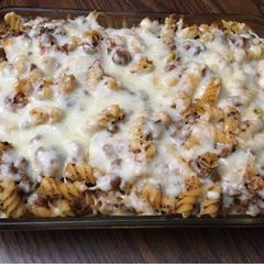 A picture of Spinach and mushrooms pasta bake#mycookbook.