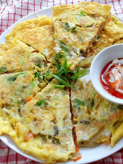 Foto resep Haemul pajeon (Korean pancake seafood)