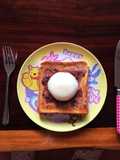 Mochi Ice Cream and Sweet Red Bean Toast