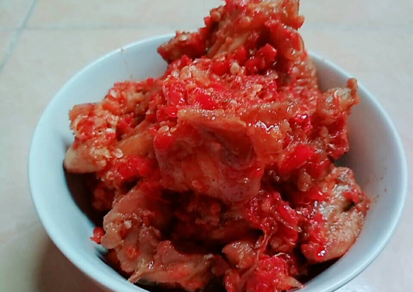 Ayam balado pedas