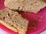 Una foto de budin integral