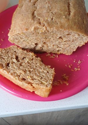 Una foto de Budin integral de limón