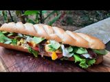 Sandwich complet thon/crudités, une salade composée dans du pain viennois !
