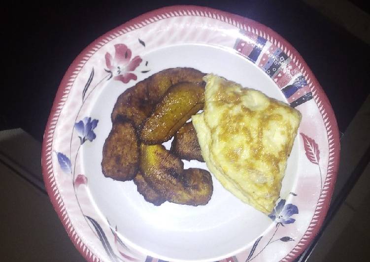 Steps to Prepare Perfect Fried egg n plantain