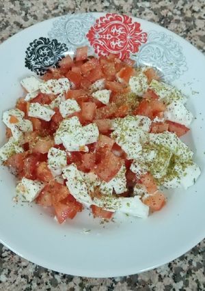 صورة لوصفة جبن و طماط