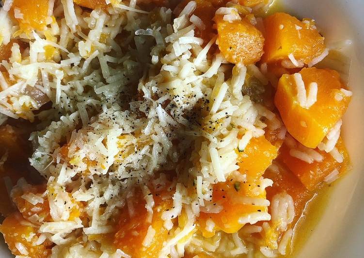 Risotto zucca e pecorino