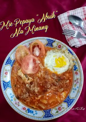 Foto resep Mie "Abuih" ala Minang