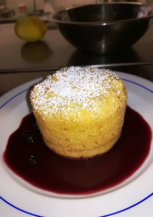 Diópuding meggymártásban recept fotója
