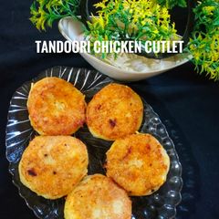A picture of Tandoori chicken cutlet.