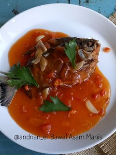 Foto resep Bawal Asam Manis