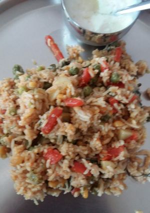 A picture of Masala khichdi.