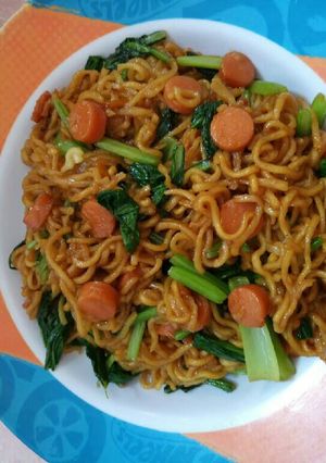 Foto resep SimpLike Bakmie sawi sosis