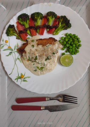 চিকেন স্টেক (Chicken steak recipe in Bengali) রেসিপির প্রধান ছবি