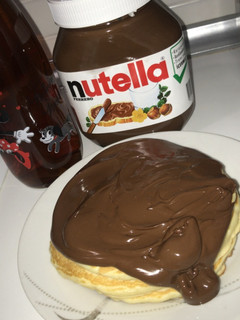 A picture of Nutella Glazed pancake.