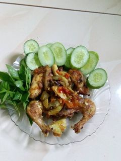 Foto resep AYAM PENYET SEGER MANTAP HOT