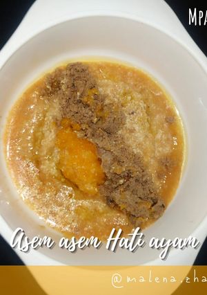 Foto resep Asem asem hati ayam (mpasi) 7m