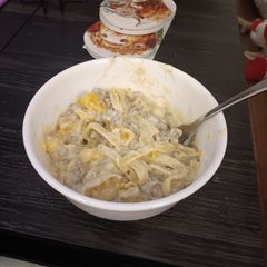 A picture of Pumpkin or squash fettuccine.
