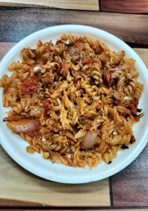 A picture of Masala pasta.