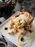 Puding Roti Sos Kastard