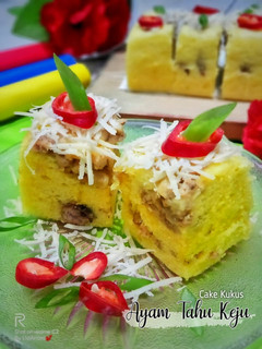 Foto resep Cake Kukus Ayam Tahu Keju
