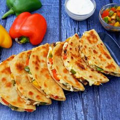 A picture of Veggie Loaded Mini Quesadillas.