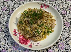 Hình của món SP.0766 - Giá Đỗ Xào Thịt Ba Chỉ Heo.