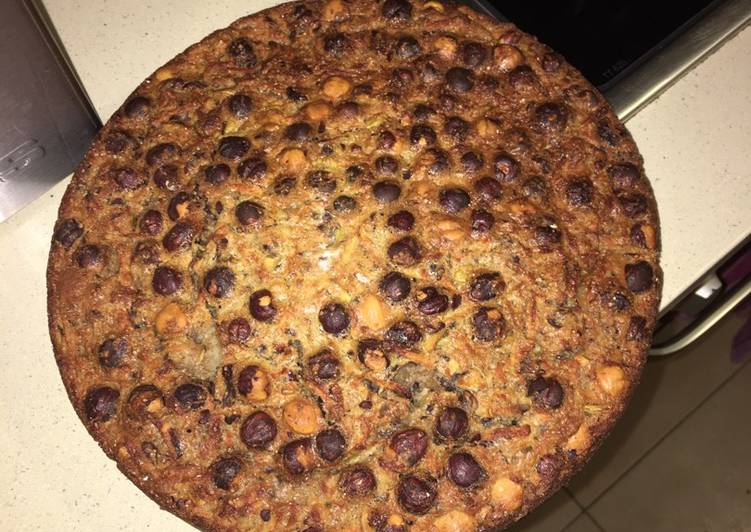Bizcocho pasas, avellanas y manzana rallada🌰