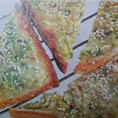 A picture of Sesame potato triangle.