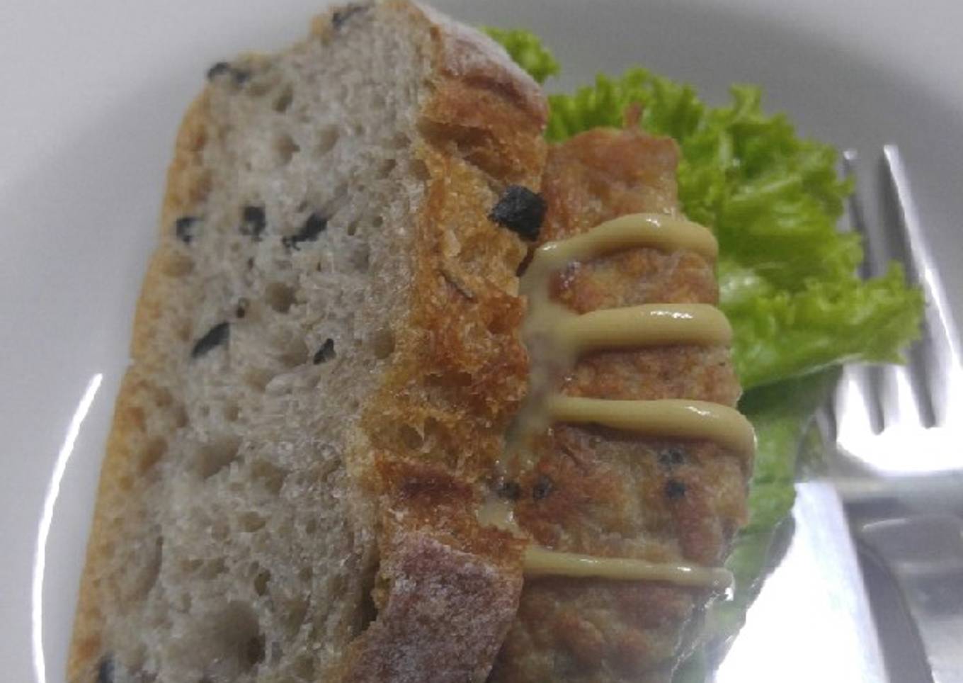 Sandwich pork patties