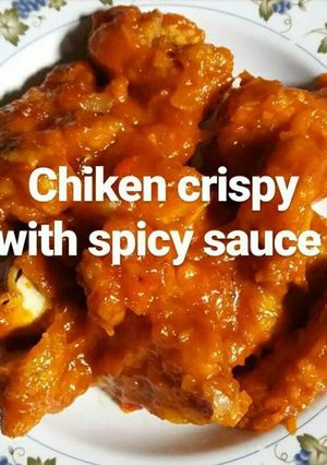 Foto resep Ayam tepung saus pedas