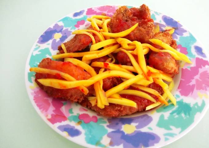 Wajib coba! Resep  memasak Gurame Crispy saos mangga  istimewa