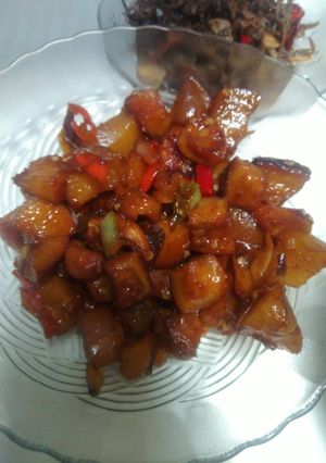 Foto resep Oseng kikil kecap