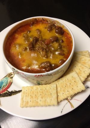 A picture of Ed's Budget Chili.