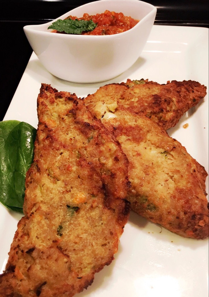 Una foto de Empanadas sin harina base de pavo molido con espinacas