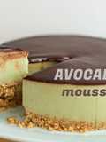 Chocolate Avocado Mousse Cake [No-Bake]