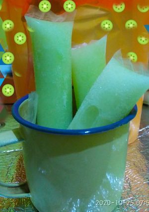 Foto resep Es lilin jus melon