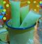 Cara Gampang Membuat Es lilin jus melon, Lezat Sekali