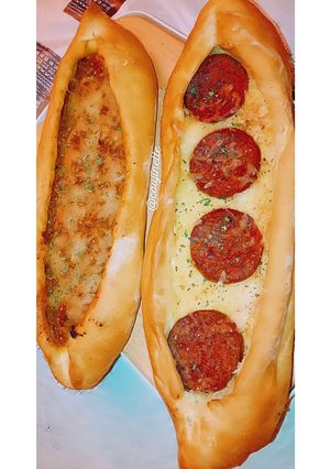 Une photo de Pide turc 🇹🇷 pizza turc a ma façon