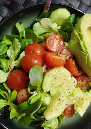 Una foto de Ensalada de canónigos