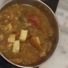 A picture of Dal sabzi.